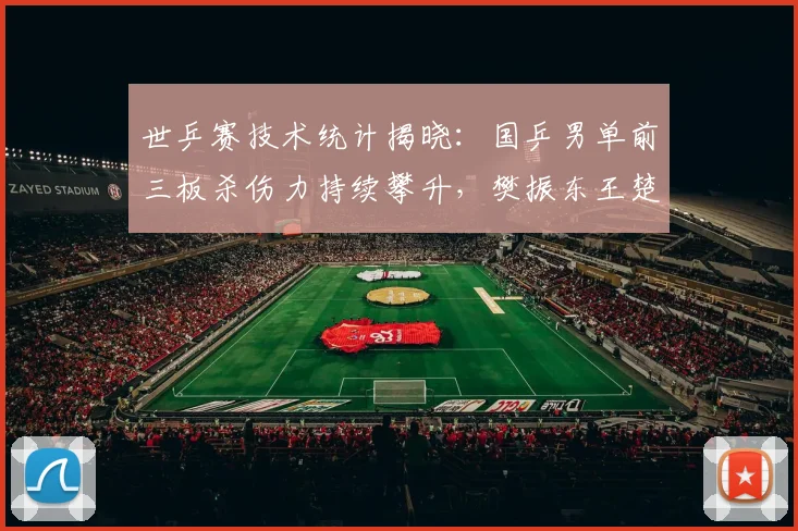 世乒赛技术统计揭晓：国乒男单前三板杀伤力持续攀升，樊振东王楚钦领跑榜单
