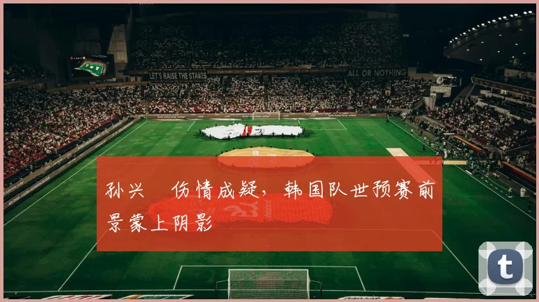 孙兴慜伤情成疑，韩国队世预赛前景蒙上阴影
